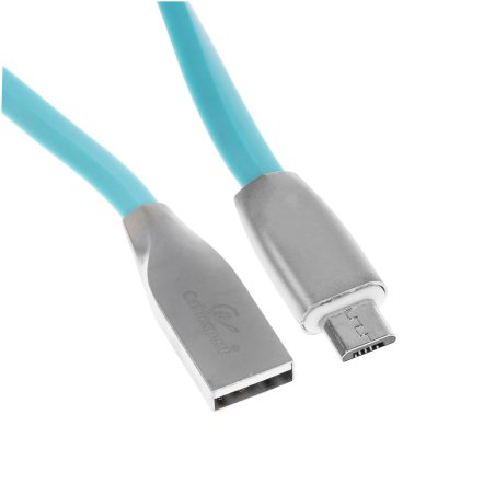 Кабель USB2.0 Cablexpert CC-G-mUSB01Bl-1M, AM/microB, серия Gold, длина 1м, синий, блистер