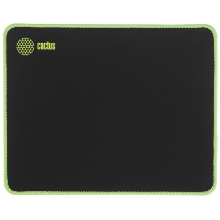Коврик для мыши Cactus черный 250x200x3мм (CS-MPC-D01S)