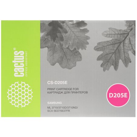 Картридж лазерный Cactus CS-D205E черный (10000 стр.) для Samsung ML-3710ND/ML-3712DW/SCX-5639FW/SCX-5637FR