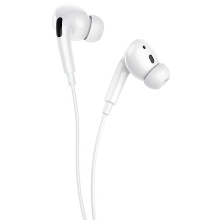 Наушники внутриканальные Hoco M1 Pro 1.2м белый проводные в ушной раковине