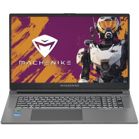 Ноутбук Machenike L17 Pulsar L Core i5 12450H 16Gb SSD1Tb NVIDIA GeForce RTX4050 6Gb 17.3" IPS FHD (1920x1080) FreeDOS grey WiFi BT Cam 2668mAh (JJ00GA00JRU)