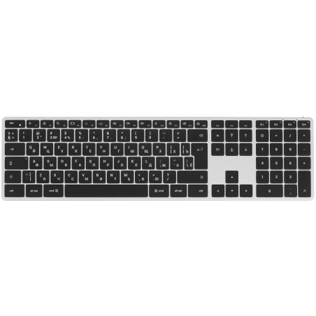 Клавиатура беспроводная Satechi Slim X3 Bluetooth Backlit Keyboard, Bluetooth, Серебристый ST-BTSX3S-RU