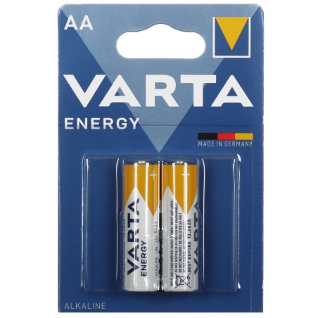 Батарейка Varta ENERGY LR6 AA BL2 Alkaline 1.5V (4106) (2/40/200) (2 шт.)