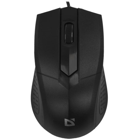 Мышь проводная Defender Optimum MB-270 черный, 1200 dpi, USB, кнопки - 3