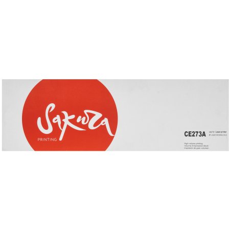 Картридж лазерный Sakura CE273A для HP LaserJet Enterprise M750xh, M750n, M750dn, CP5525xh, CP5525n, CP5525dn, пурпурный, 15 000 к.