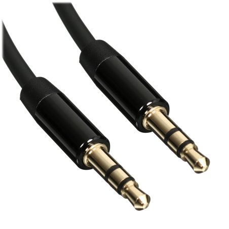 Кабель AUX GoPower Jack 3.5мм (m)-Jack 3.5мм (m) 5м ПВХ черный Premium Zip-Lock c подвесом (1/50)