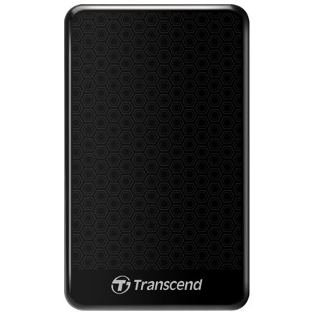 Внешний HDD 2.5" Transcend StoreJet 25A3, 1TB, USB 3.2 Gen 1 Type-A, 5400 rpm, черный