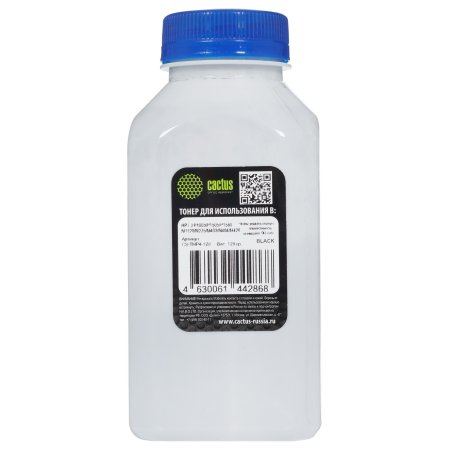Тонер для принтера Cactus CS-THP4-120 черный (флакон 120гр) HP LJ P1005/P1006/P1100 /P1102