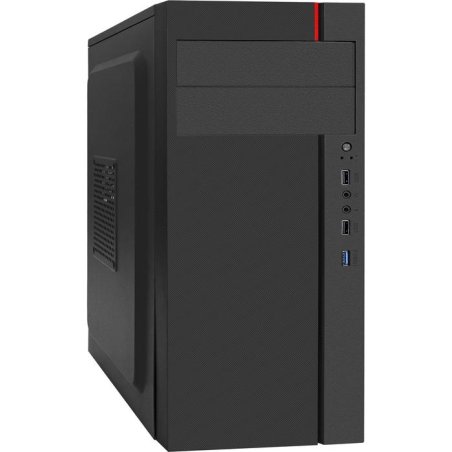 Компьютерный корпус Miditower ExeGate AA-440U-AA450 (ATX, AA450 8 см, 2*USB+1*USB 3.0, аудио, черный)