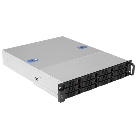 Серверный корпус ExeGate EX281297RUS Pro 2U550-HS12 (RM 19", высота 2U, глубина 550, БП 1U-700ADS,12xHotSwap, USB)