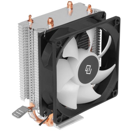 Кулер для процессора Digma D-CPC110-PWM1 черный, 90 мм, алюминий/медь, 2200 об/мин, 23 дБ, 4 pin, 110 Вт, 130 мм