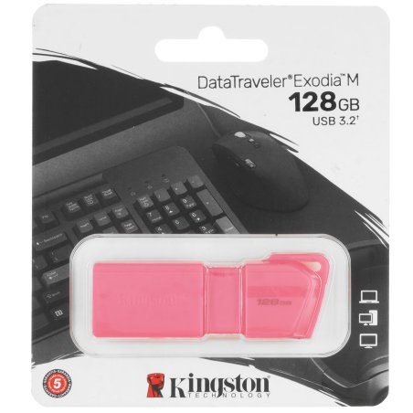 Флешка USB Kingston 128Gb DataTraveler Exodia M DTXM/128Gb USB 3.0