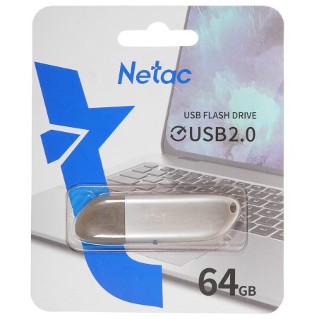 Флешка USB Netac U352 NT03U352N-064G-20PN USB 2.0 64Gb, retail version