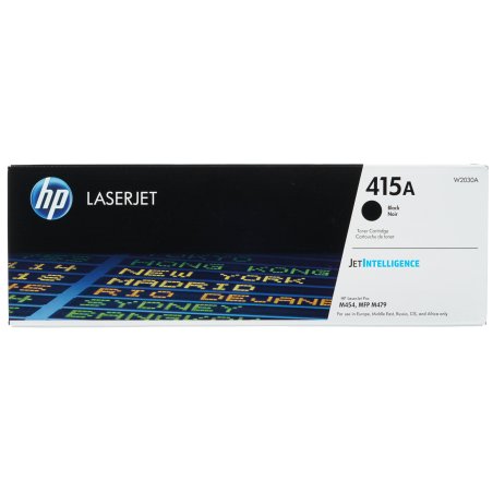 Тонер Картридж HP 415A W2030A черный (2400стр.) для HP LJ M454/MFP M479