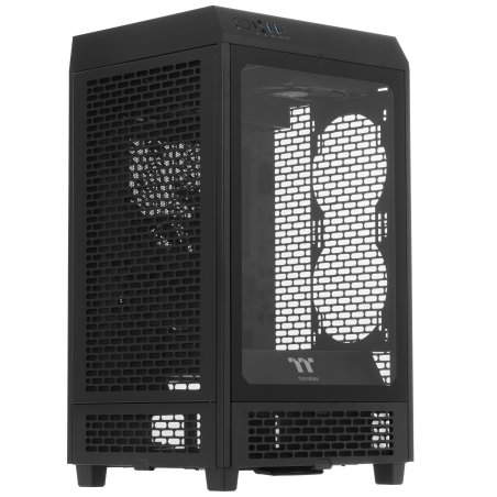 Компьютерный корпус Thermaltake The Tower 200 черный без БП miniITX 11x120мм 5x140мм 2xUSB 3.0 audio bott PSU