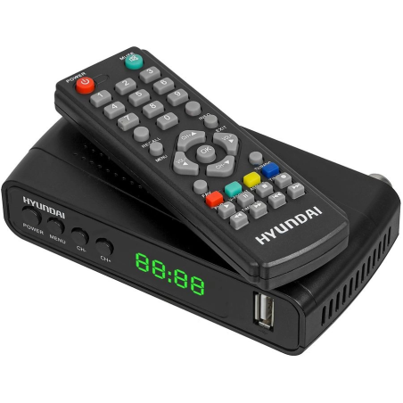 Цифровой TV ресивер HYUNDAI H-DVB520 черный