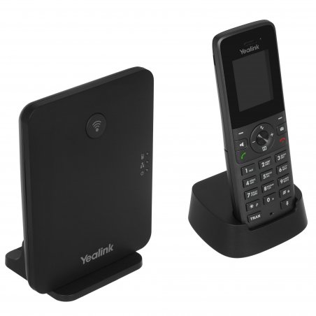 Телефон DECT-трубка Yealink W73P DECT (база W70B+трубка W73H) до 10 SIP-аккаунтов, до 10 трубок на базу, до 20 одноврем. Вызовов