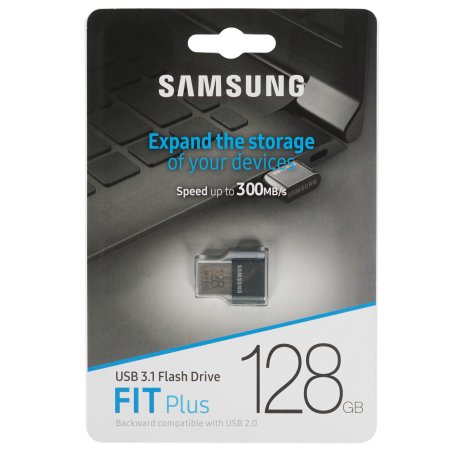 Флешка USB R/W Samsung FIT Plus, 128Gb USB 3.1, 300 Mb/s