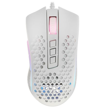 Мышь проводная Redragon Storm белый, 12400 dpi, USB, кнопки - 8