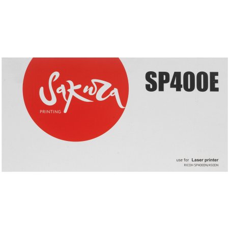 Картридж Sakura SP400E для Ricoh SP400DN/ SP450DN, черный, 5 000 к.