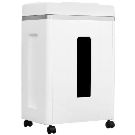 Шредер Office Kit S200TSCD 0,8x1 белый (секр.P-7) фрагменты 6лист. 25лтр. скобы пл.карты CD