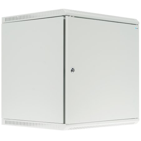 Шкаф настенный ЦМО ШРН-Э-12.500.1 12U 600x520 мм пер. дв. стал. лист несъемные бок. пан. серый