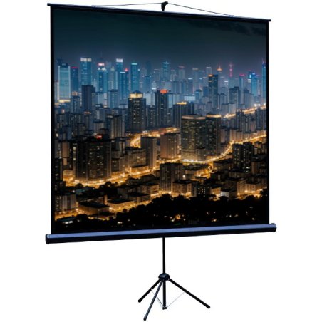 Экран на треноге Lumien 150x150см Eco View LEV-100101 1:1 напольный рулонный