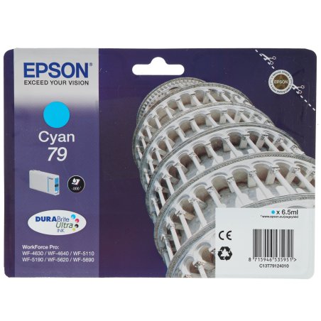 Картридж струйный Epson C13T08024011 голубой для Epson St PhP50/PX660/PX720WD (330стр.)
