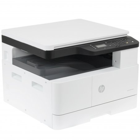 МФУ лазерное HP LaserJet MFP M438n (8AF43A), A3, ч/б, печ. до 22 стр/мин. (А4) до 12 стр/мин. (А3), 1200 x 1200 dpi (печать), 600x600dpi (скан.), USB, RJ-45