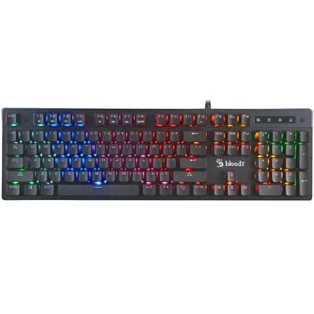 Клавиатура проводная A4Tech Bloody B500N USB серый