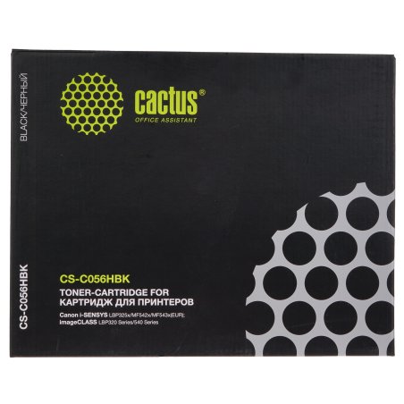 Картридж лазерный Cactus CS-C056HBK черный (21000стр.) для Canon imageCLASS LBP320 Series/540 Series