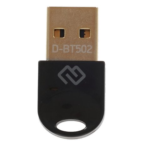 Адаптер USB Digma D-BT502 Bluetooth 5.0+EDR class 1.5 20м черный