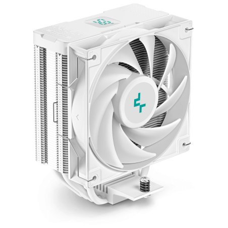 Кулер для процессора DEEPCOOL AG400 DIGITAL WH белый, 120 мм, алюминий/медь, 2100 об/мин, 31.6 дБ, 4 pin, 220 Вт, 152.7 мм