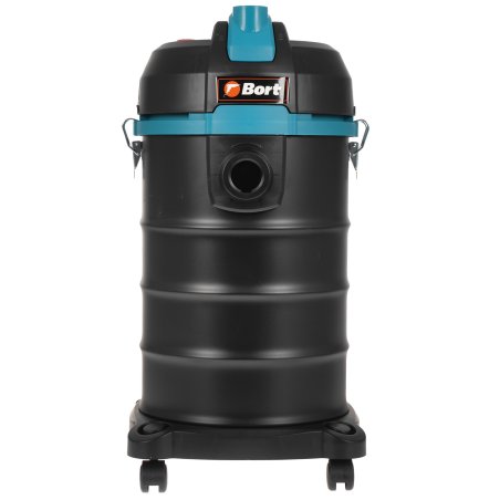 Пылесос профессиональный Bort BSS-1530 черный, 300/1500 Вт, уборка влажная/сухая, пылесборник мешок/контейнер 30л