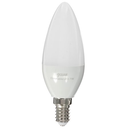 Лампа светодиодная Gauss Led Candle-dim E14 7Вт 4100К диммируемая