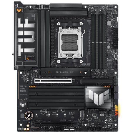 Материнская плата ASUS TUF GAMING X870-PLUS WIFI, AM5, AMD X870, 4xDDR5, 2xSATA, 4xM.2, 1xPCIe 5.0 x16, 1xPCIe 4.0 x4, 1xHDMI, 1xUSB-C 3.2 Gen 2, 1xUSB-C 3.2 Gen 2x2, 2xUSB-C 4.0, 1x 2.5Gb LAN, 1xUSB-A 2.0, 3xUSB-A 3.2 Gen 2, 4xUSB-A 3.2 Gen 1, 5x3.5 мм, 