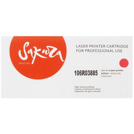 Картридж лазерный Sakura 106R03885 для Xerox Phaser VersaLink C500dn/C500n, C505S/C505X, пурпурный, 9 000 к.