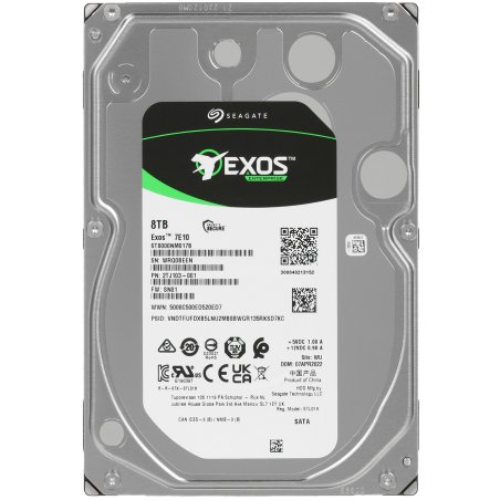 Жесткий диск Seagate Original SATA-III 8Tb ST8000NM017B Exos 7E10 (7200rpm) 256Mb 3.5"