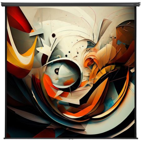 Экран Cactus 213x213см Wallscreen CS-PSW-213X213-SG 1:1 настенно-потолочный рулонный серый