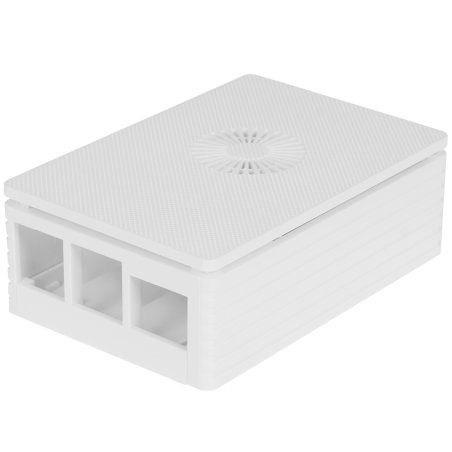 Компьютерный корпус ACD RA595 белый Injection Molding Case Supporting 3007 Fans for Raspberry 4B