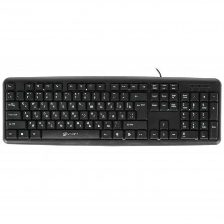 Клавиатура Oklick 180V2 проводная, USB Type-A, чёрный