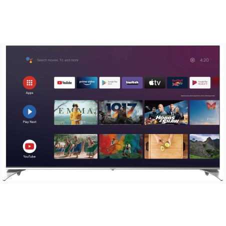 Телевизор Hyundai 65" H-LED65QBU7500 черный UHD QLED 60Hz Smart
