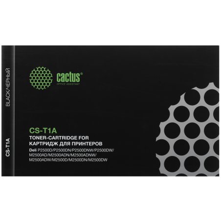 Картридж лазерный Cactus CS-T1A CS-T1A черный (2000стр.) для Deli P2500D/P2500DN/P2500DNW/P2500DW/M2500AD/M2500ADN/M2500ADNW/M2500ADW/M2500D/M2500DN/M2500DW