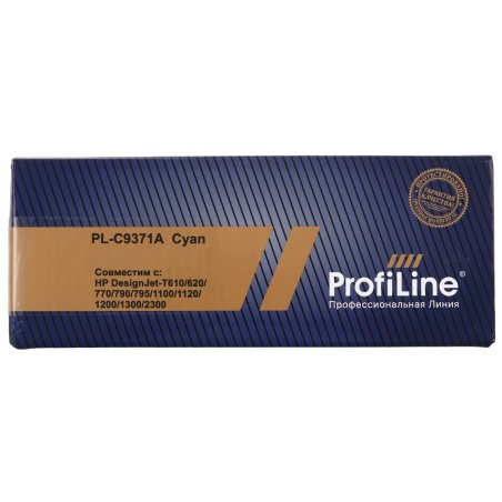 Картридж струйный ProfiLine PL-C9371A (№72) для HP DesignJet T1120ps/T1200/T2300/T1100 MFP Cyan