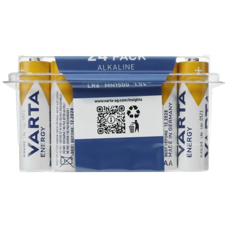 Батарея Varta Energy LR6 AA (24шт) блистер