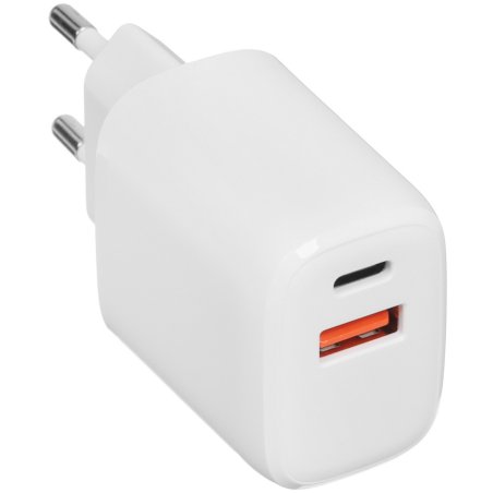 Сетевое зарядное устройство Rexant USB QC (20W) + Type C PD (20W), белый