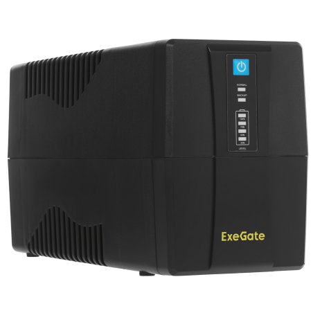 Источник бесперебойного питания ExeGate EP285474RUS Power Back BNB-850.LED.AVR.EURO.RJ.USB 850VA/480W, LED, AVR,2 евророзетки, RJ45/11, USB, черный