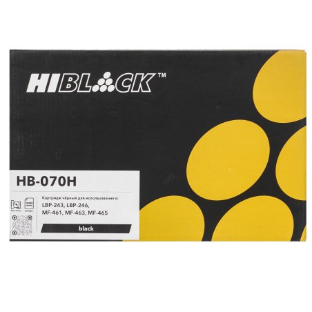 Картридж Hi-Black (HB-070H) для Canon LBP243/246/MF MF461/463/465, 10,2K