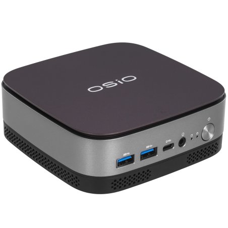 Мини ПК Osio BaseLine B51i-007 i3 1215U (1.2) 8Gb SSD 256Gb UHDG без ОС GbitEth WiFi BT 59.85W коричневый/серебристый