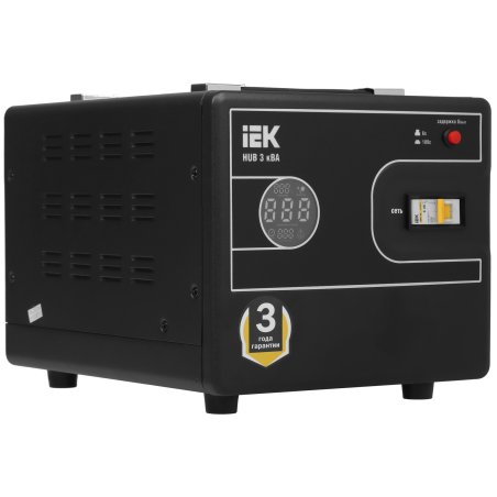 Стабилизатор напряжения переносной Iek IVS21-1-003-13 HUB 3кВА